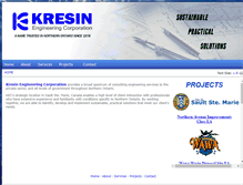 Tablet Screenshot of kresinengineering.ca